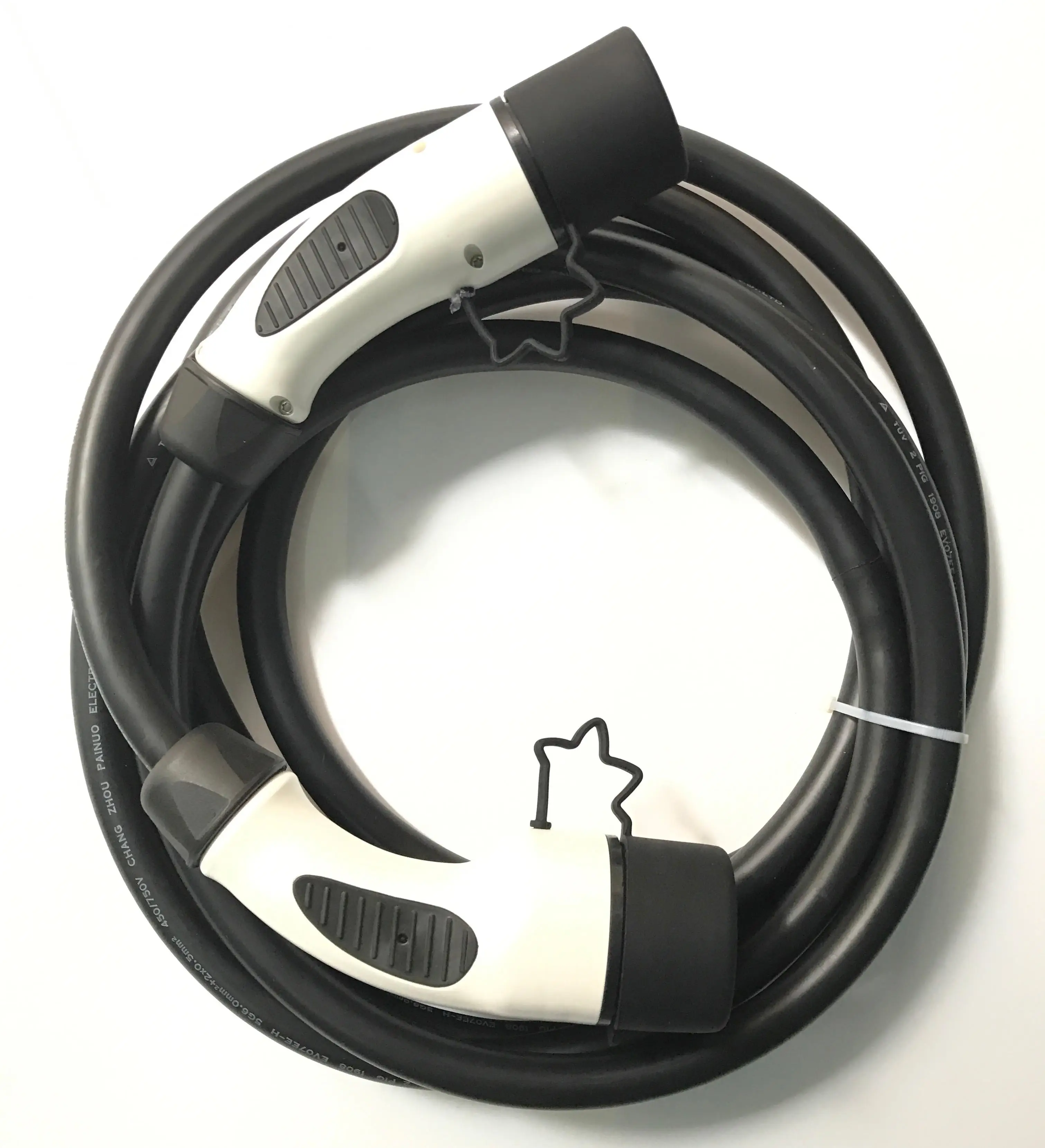 

16A 32A EV Cable charger Type 2 to Type 2 IEC 62196-2 EV Charging Plug With 5 Meters cable TUV/UL Model 3 Connector 3-phase