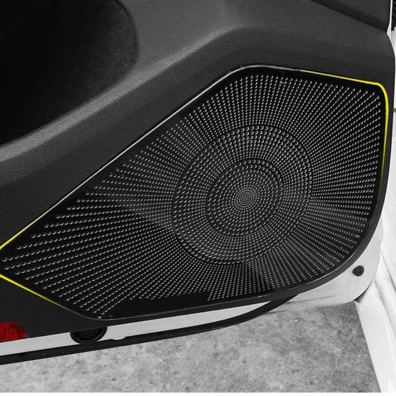 For VW Volkswagen Arteon 2017 2018 2019  Interior Stainless Steel Door Speaker Sound Music Audio Ring Cover Sticker Trim