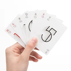 86*56mm karty do pokera klasyczne karty do gry 54szt. Gry papierowe papierowych kartek