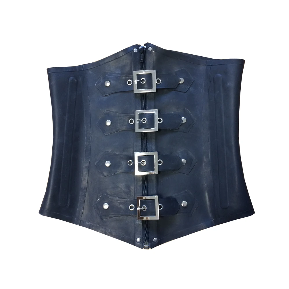 1mm kauçuk lateks korse bel eğitmen zayıflama kemeri modelleme kayışı vücut şekillendirme el yapımı S-LCC021