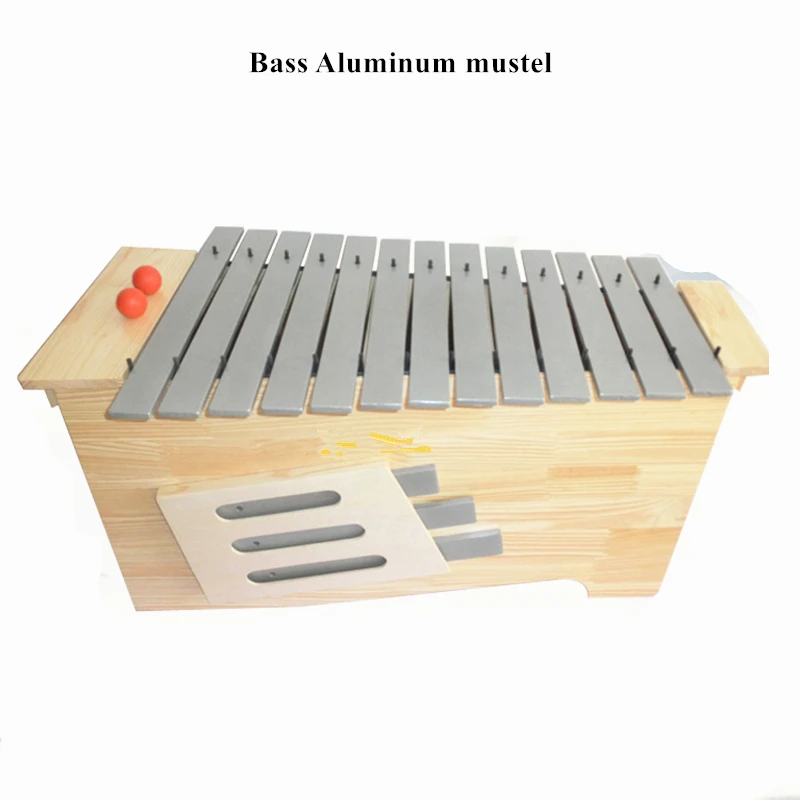 Xylophone Orff Instruments Box Type 13-Tone Tonal Modification Treble/Alto/Bass Rosewood /Aluminum Mustel Children's Percussion