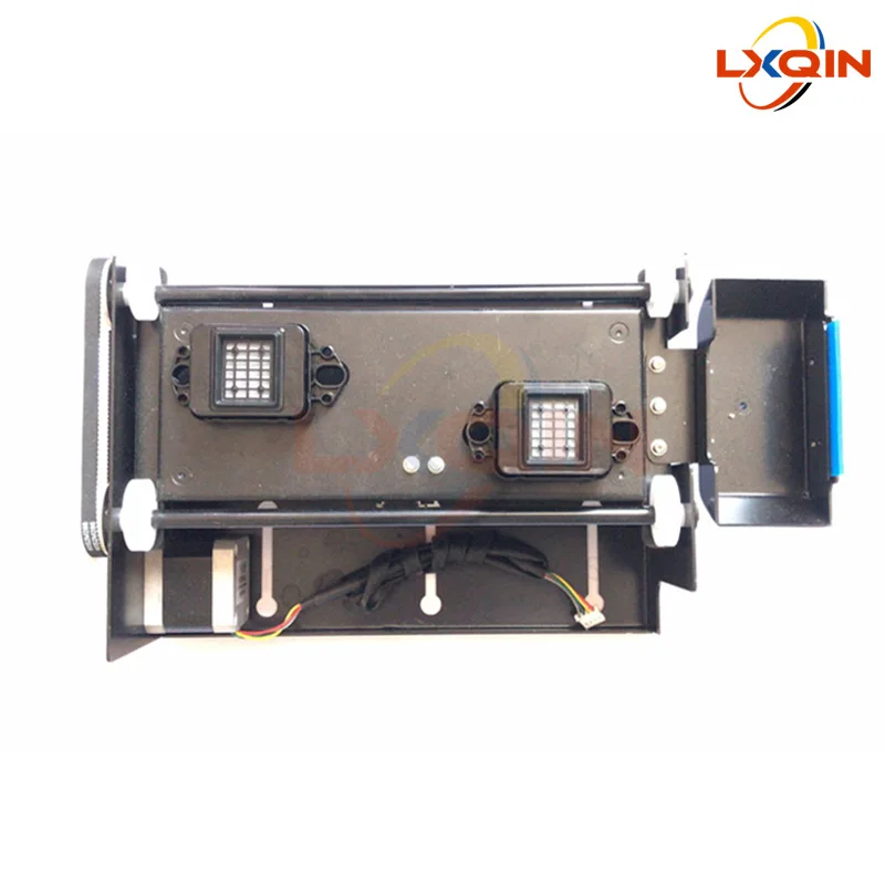 

LXQIN Double Head Capping Station for XP600/DX5/DX7/4720/I3200 Printer Head Pump Assembly Single Motor Ink Stack Cleaning Unit