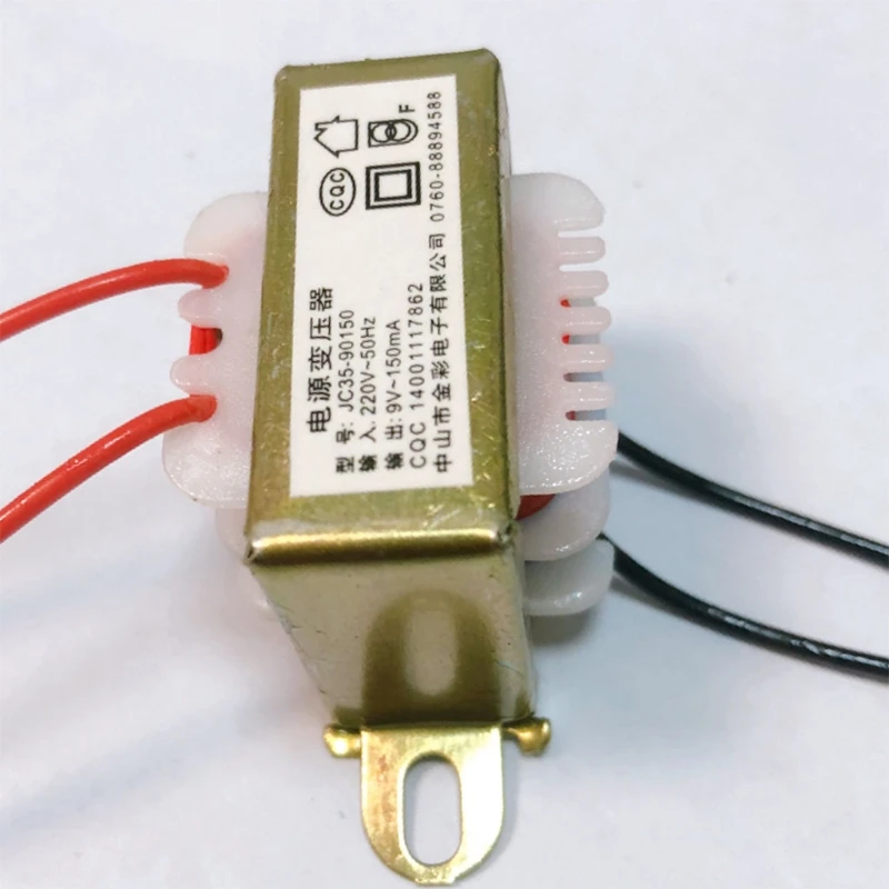 220V to 9V/12V Wired Transformer Voltage Transformer Power Converter for Electronic Clock