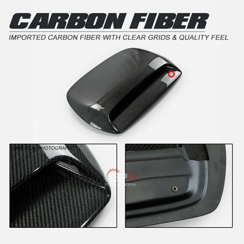 For Subaru Legacy 03-09 BP BL BH BE K2 Type Carbon Fiber Hood Scoop Vents Ducts Trim Bodykits