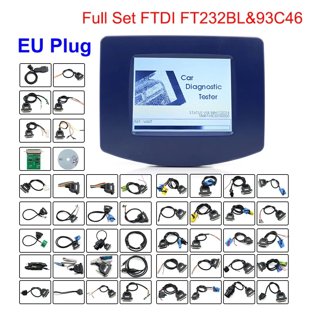 Full set Digiprog3 V4.94 programmer Digiprog 3 DigiprogIII with FTDI Chip Mileage Tool for Many Cars With EU/US Plug good qualit