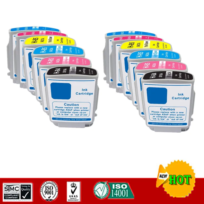 Ink Cartridges Replacement For HP84 85 C5016A Designjet 30/70/130/130gp/130nr/30gp/30n/90/90gp/90r/90r/10ps/20ps/50ps/120 etc.