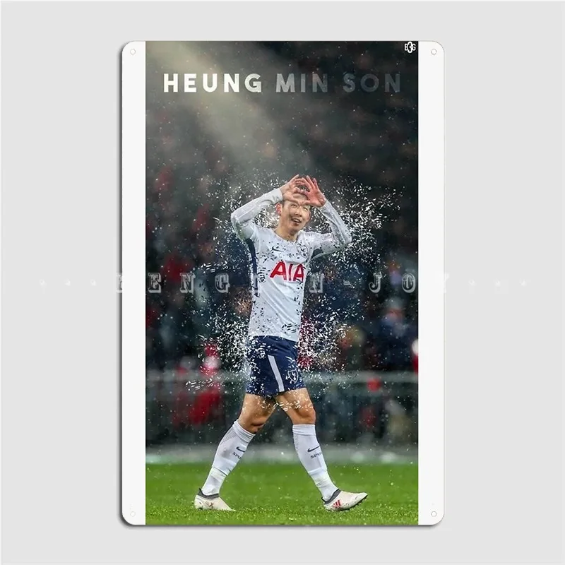 Heung-Min Son Metal Plaque Poster Wall Pub Pub Garage Personalized Wall Decor Tin Sign Posters