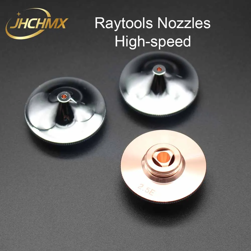 JHCHMX Raytool szybkie dysze laserowe szpiczaste dysze do ust pojedyncze chromowane dwuwarstwowe Dia.32 H15 M14 kaliber 1.0E-4.0E