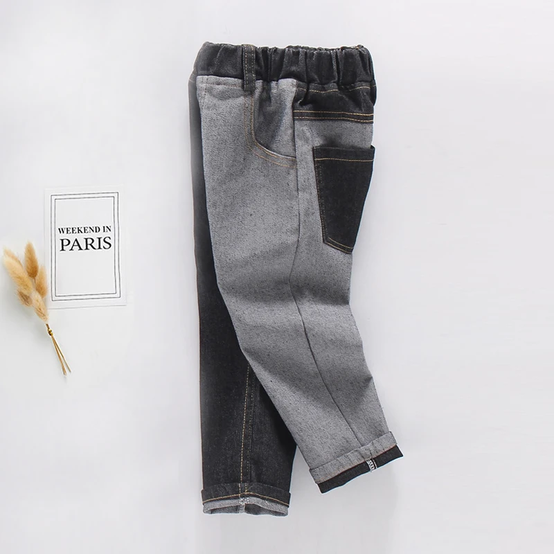 IENENS Baby Slim Jeans Boy Girl Stretch Denim Pants Casual Trousers For 2 Years Old