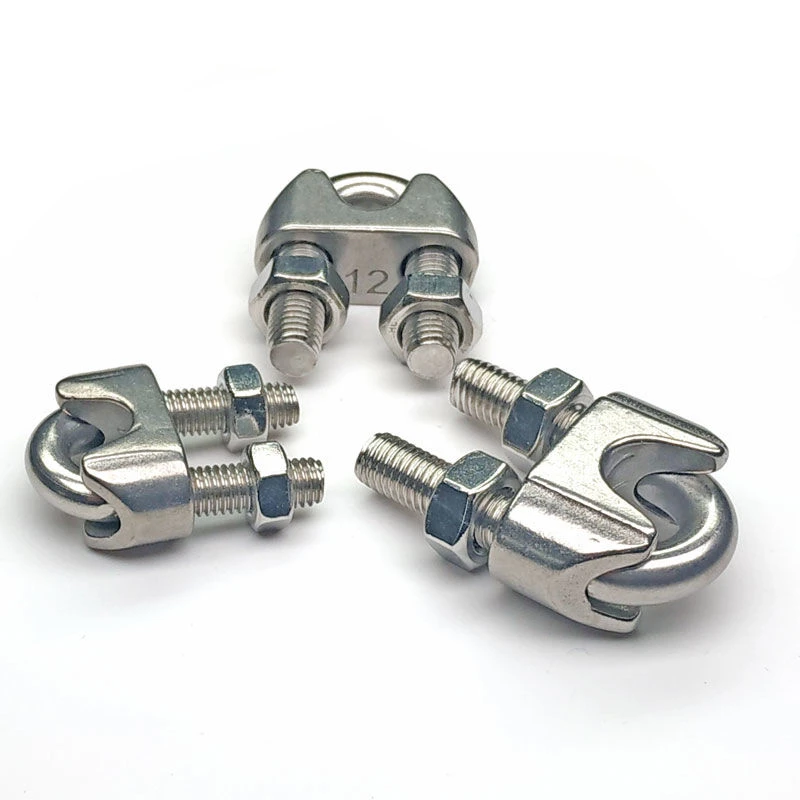 5PCS steel wire rope clip Stainless steel