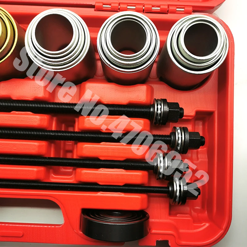 26Pc Universal Press and Pull Sleeve Tool Kit Bush & Bearing Remover Set