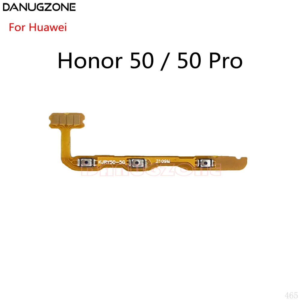 Power Button Switch Volume Button Mute On / Off Flex Cable For Huawei Honor 50 Pro 50SE