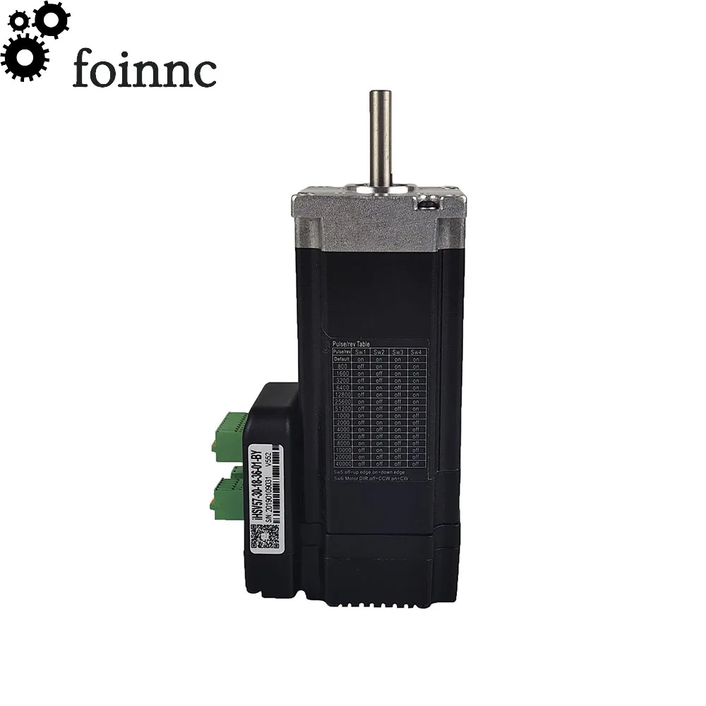 Imagem -02 - Servo Motor Nema23 Jmc Integrado Servo Ihsv573018-3601-by Motorista de Motor Mais Motor Integrado 180w 0.6nm 3000rpm Dc36v