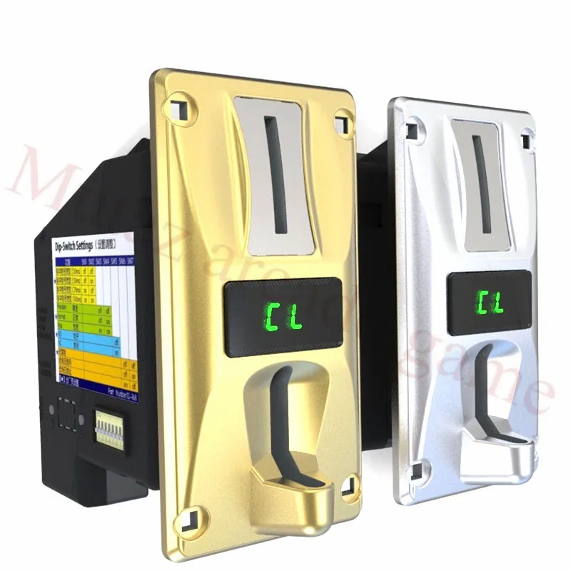 Customize CL-168 Multi coin selector acceptor with LED accept 8 coins electronic Programmable for massage chair Arcade Vending