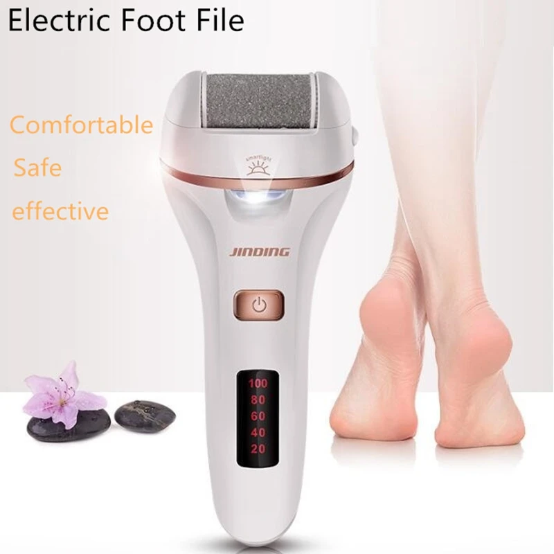 Electric Foot File Callus Remover Machine Pedicure Device Rechargeable Feet Care Tool For Heels  Dead Skin