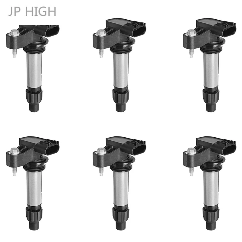 6Pcs Ignition Coils Set of 6 for Buick Cadillac Saturn Cadillac Chevy Suzuki UF569 12618542 12632479