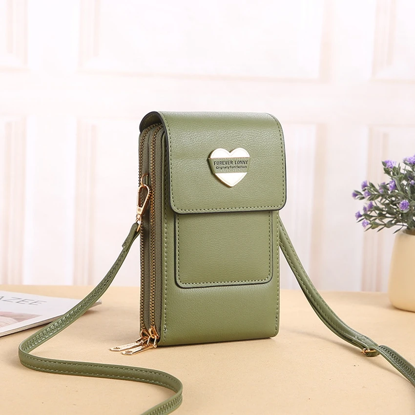 Touch screen mobile phone bag women's new multifunctional shoulder bag Korean version fashion mini diagonal wallet