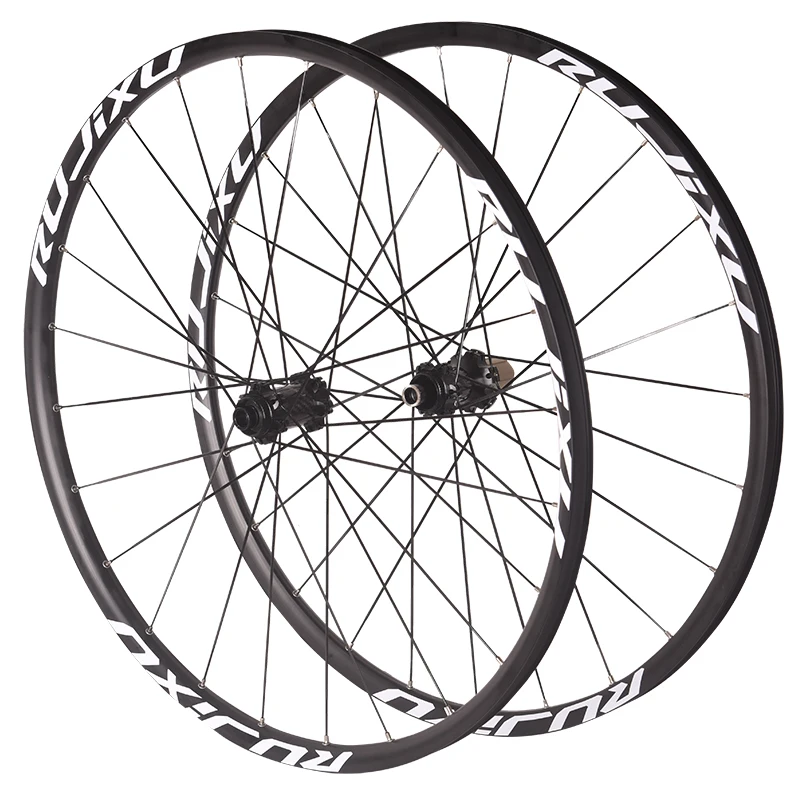 Ultraleichte Räder mit gerader Zugscheibenbremse, MTB-Laufradsatz, 26, 27,5, 29er, 700C-Felgen, 24 Löcher, glattes Lager, vorne 2 hinten, 4 A – Detail 18