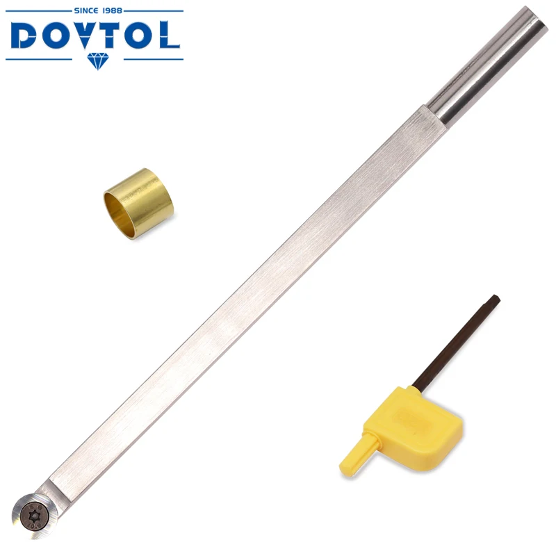 

Ci0 16x3.0mm Wood Turning Tools Carbide Tipped Lathe Finisher Tool Bar With Round 16 Carbide Insert for Wood Hobbyist or DIY