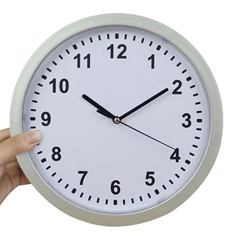 Creative Novelty Wall Clock Money Jewellery Storage Container Mechanical Storage Box Clock ABS  Cash Safe Box Household