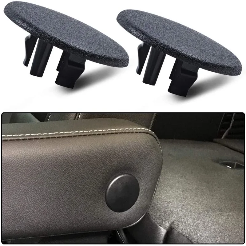 2PCS Armrest Cap Cover for Chevy Suburban, Tahoe, GMC Sierra, Yukon - Left or Right Rear Bucket Seat Handle Trim Bolt 15279689