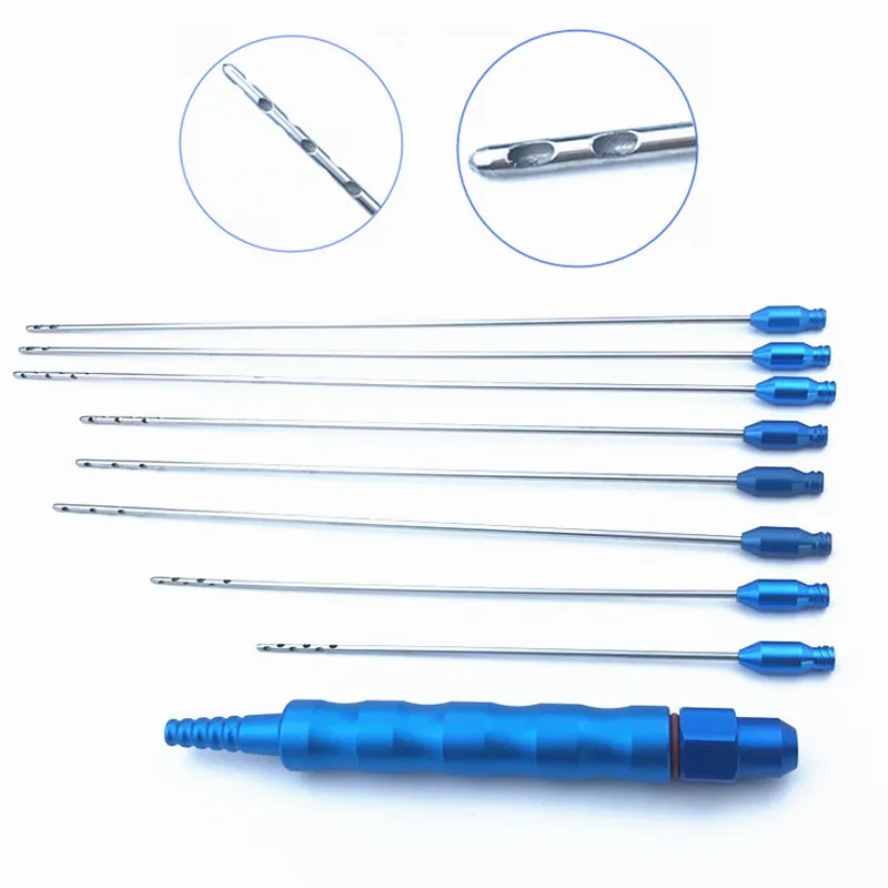 

Porous Liposuction Cannulas Set Facial Fat Transplant Needle Luer Lock Liposuction Tools