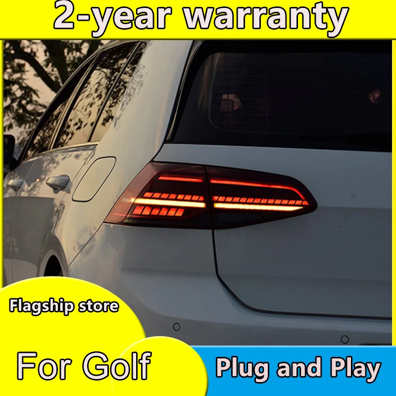 

Car Styling for Volkswagen VW Golf 7 MK7 Golf7 Golf7.5 MK7.5 Design LED TAIL Lights LED Rear Lamp dynamic yellow turn