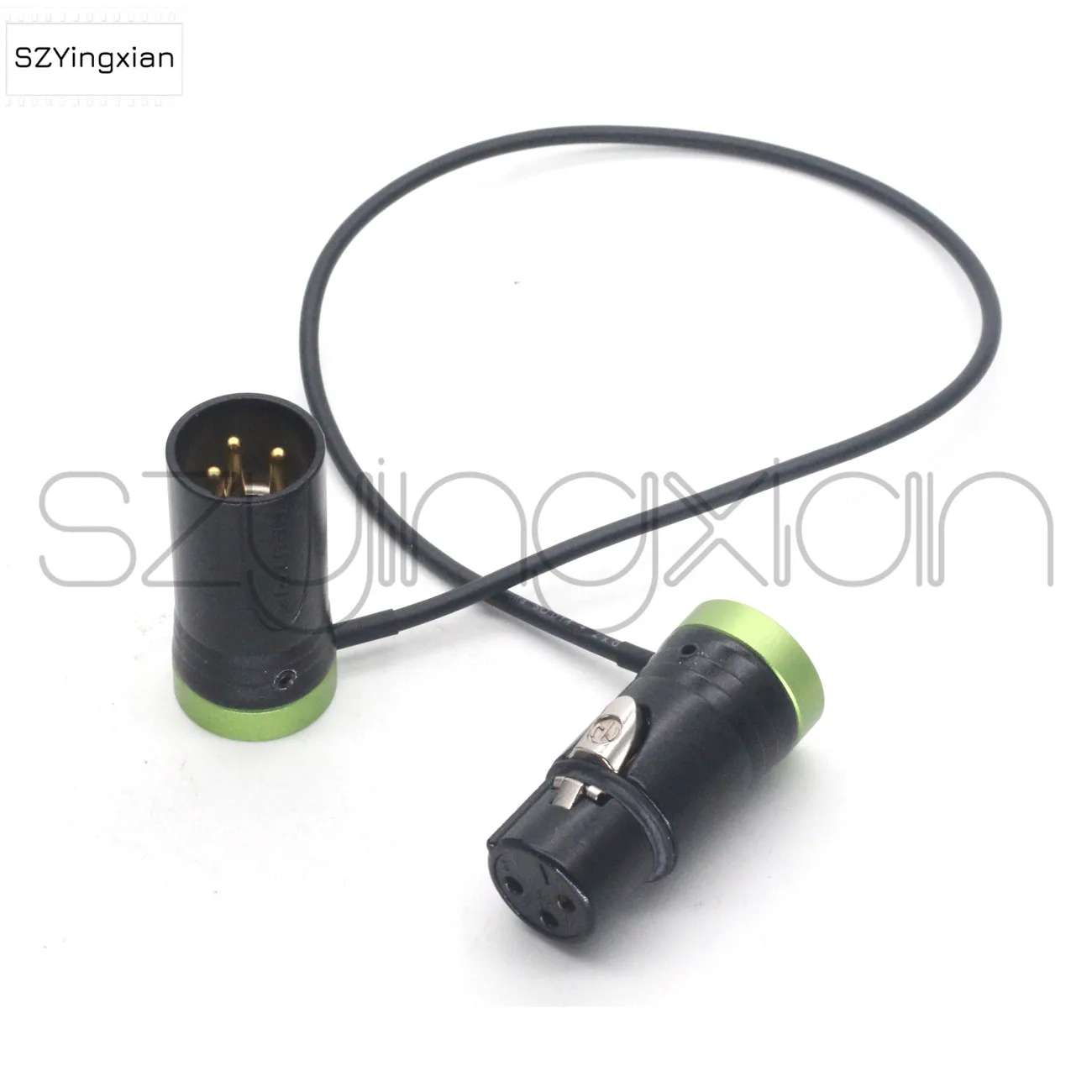 NEUTRIK short Canon 3-pin revolution short xlr head 3-pin female SOMMER SOD-14 audio cable black green red blue