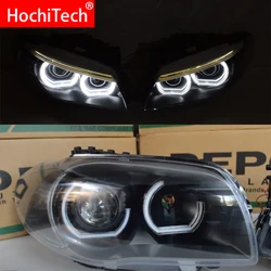 LED Angel Eyes For BMW E92 E90 E60 F30 F31 E82 F10 F11 x5 x6 E53 E70 E65 Car Lights Accessories  3D DTM LCI Style Acrylic