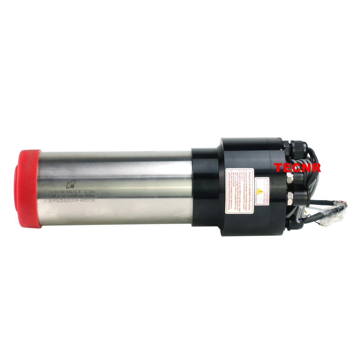 HQD 2.2KW ATC Water Cooled Spindle Motor ISO20 Automatic Tool Change Spindle For Metal Cutting GDL80-20-24Z/2.2