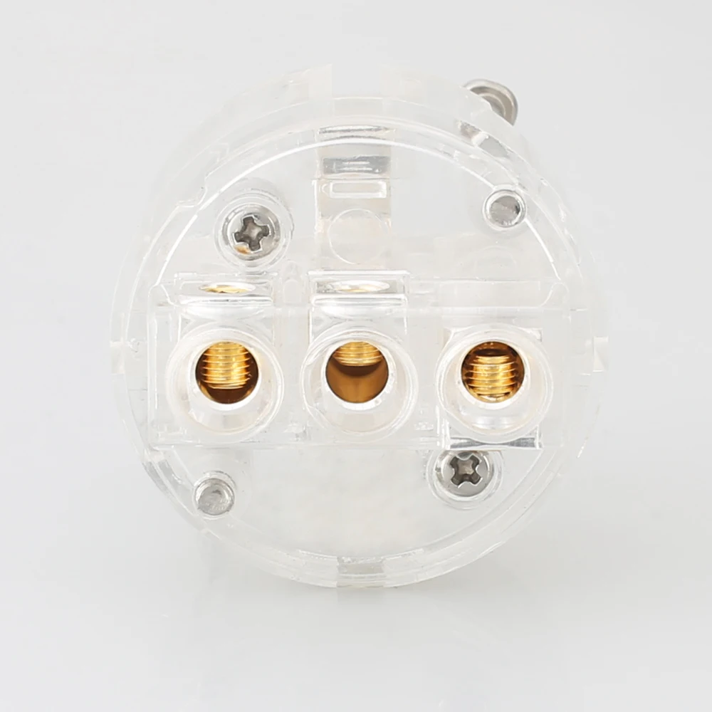 Viborg VE512/VE512G/VE512S/VE512R ทองแดงบริสุทธิ์ SCHUKO Plug โรเดียม/ทอง Power CONNECTOR