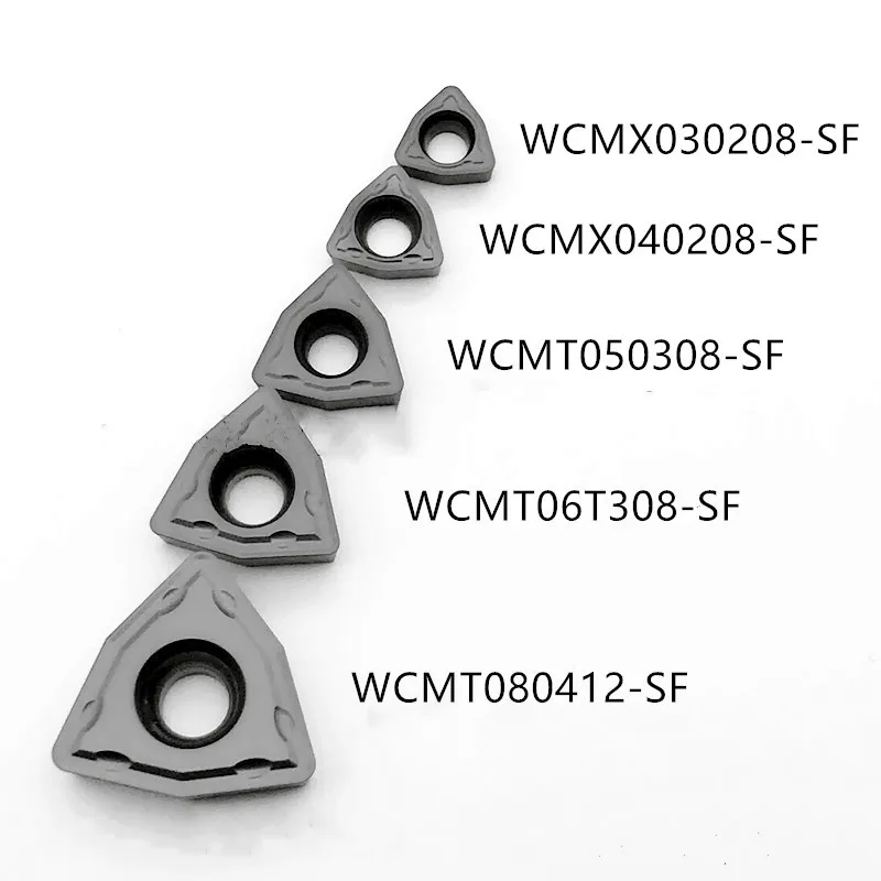 Sanai u carboneto de broca wcmx inserção de torneamento wcmx030208 wcmx040208 wcmt050308 wcmt06t308 wcmt080412 ferramenta de corte de torno cnc wcmt