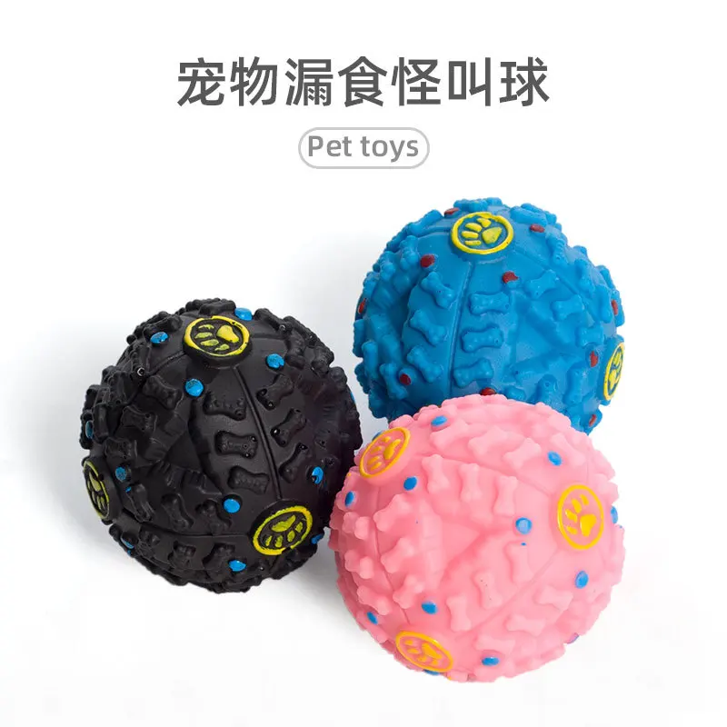 Zhiyi-Candy Color Pet Toy Ball, Pet Training Ball, Anti-Depressive Vocal Toy