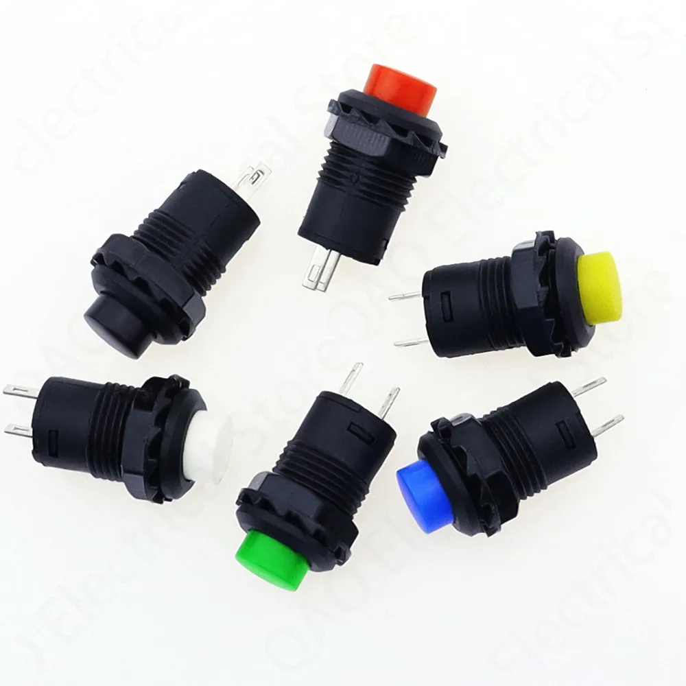 10pcs DS-228 On / off latching or Momentary push button Switches  locking car dashboard dash boat 12V DS-428