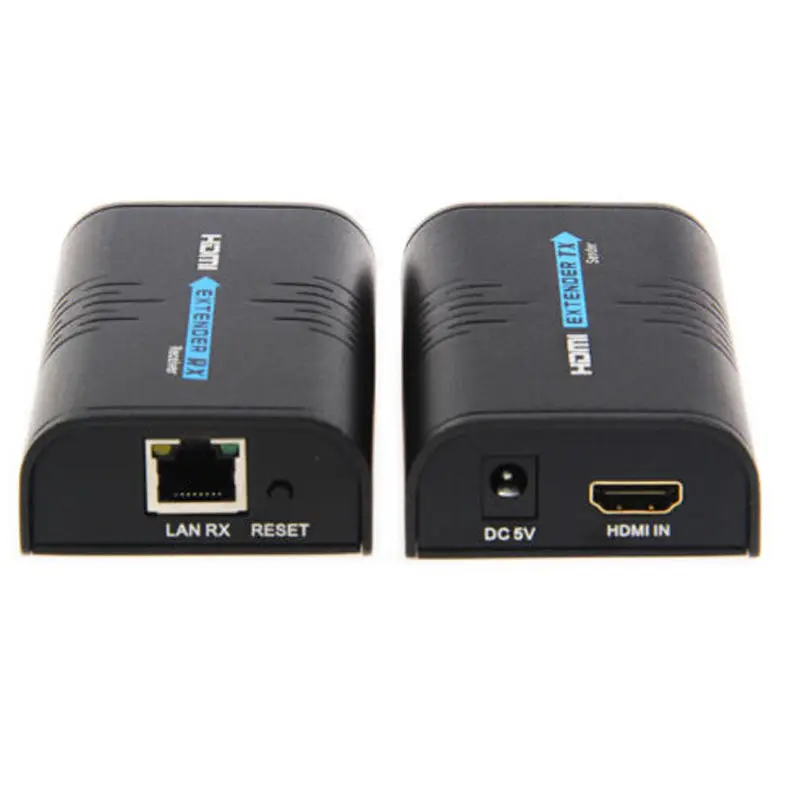 1080P 60Hz LKV373 V2.0 Up to 120m HDMI-compatible Extender Network RJ45 to HDMI-compatible Over LAN Cat5/5e/6 HDCP