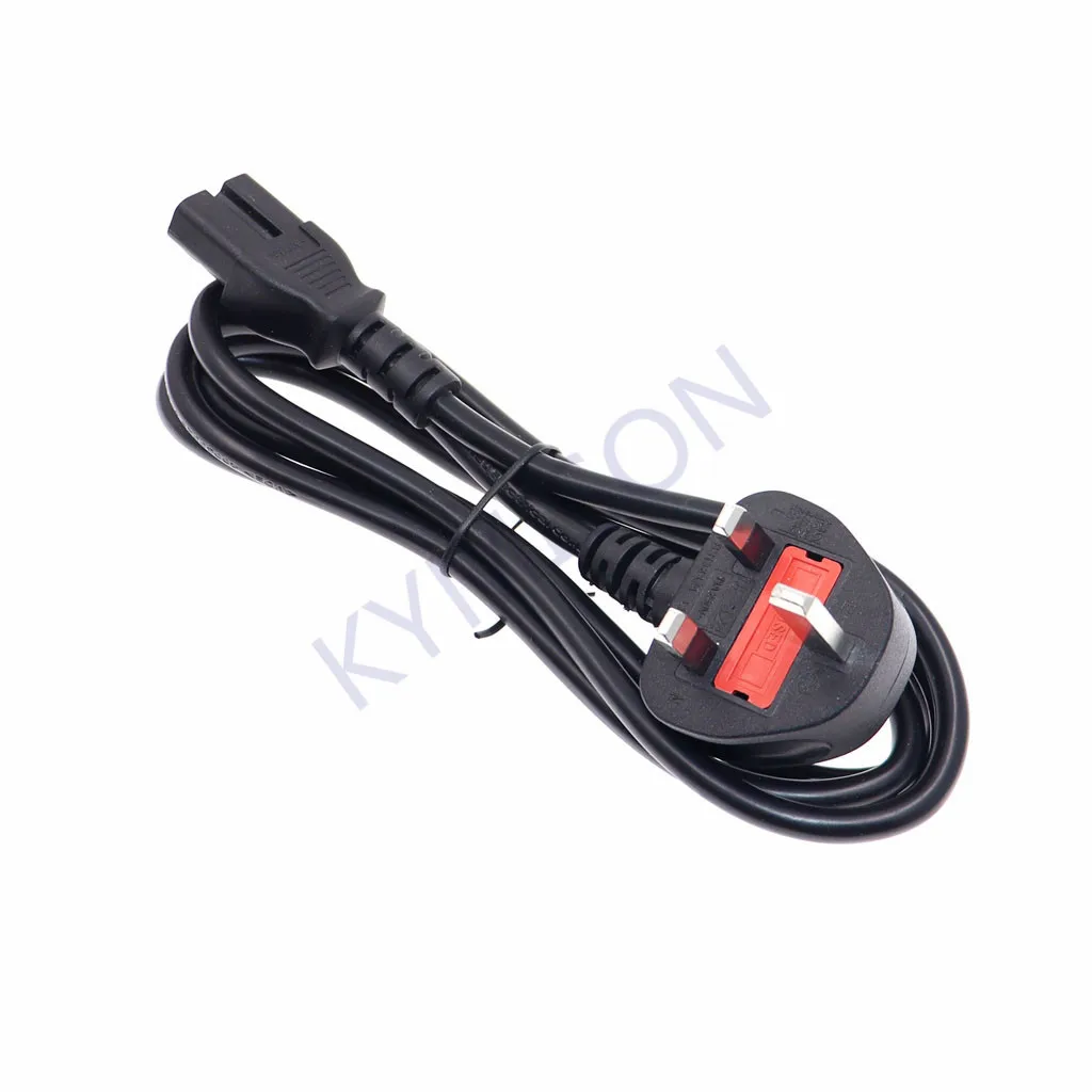 UK BS1363 Plug to IEC320 C15 Power Cable Kettle Lead With Fuse Singapore Malaysia Electrical PDU UPS Extension Cord 3G1.0mm Wire