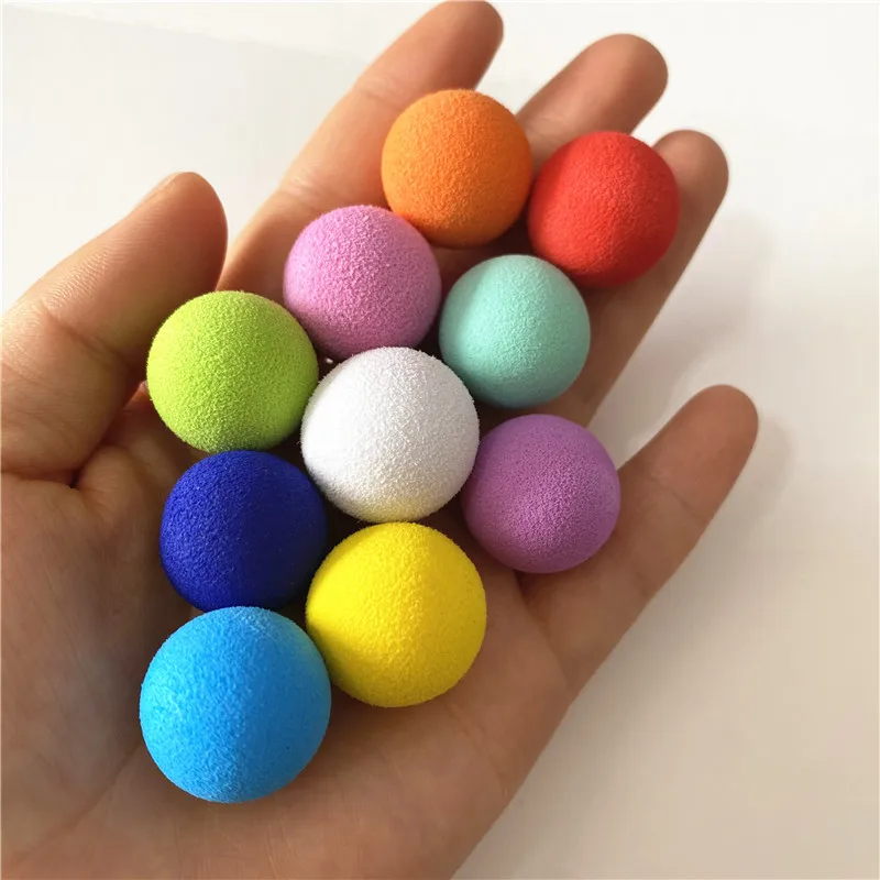 100 stücke 20mm Bunte EVA Schaum Weichen Schwamm Kugeln Für Kinder Praxis Ball