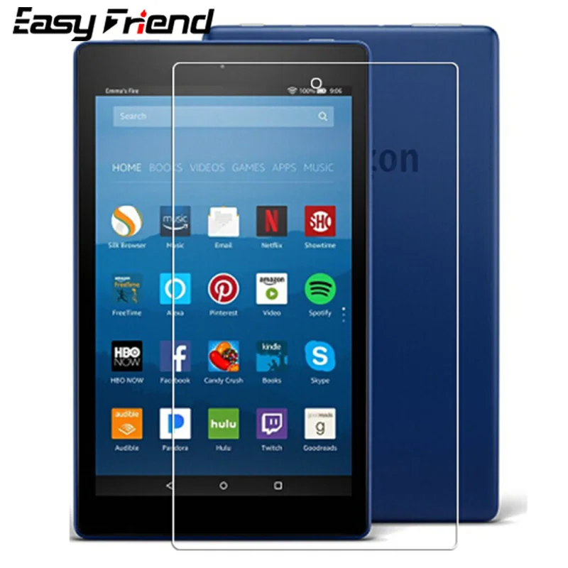 

For Amazon Kindle Fire 7 2022 HD 6 7 X7 8 2017 2018 HD6 HD7 HDX7 HD8 Tablet Protective Film Tempered Glass Screen Protector