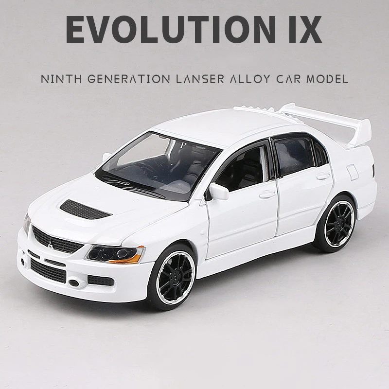 1:32 Mitsubishis Motoren Lancer Speelgoed Legering Auto Diecasts & Toy Voertuigen Auto Model Miniatuur Schaal Model Auto Speelgoed Voor Kinderen