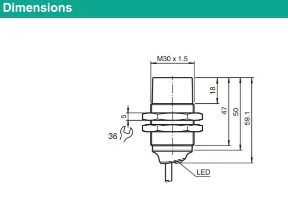 Cảm Ứng Chống Cận Cảm Biến NBN15-30GM50-E0 084000