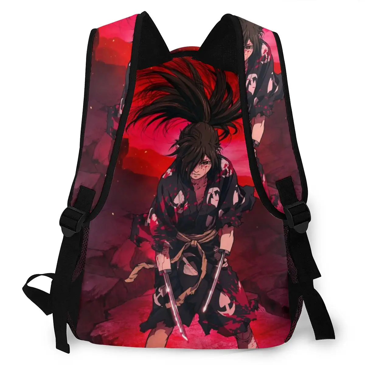 Hyakkimaru mochila Dororo para niñas y niños, morral de viaje para adolescentes, Bolsa Escolar