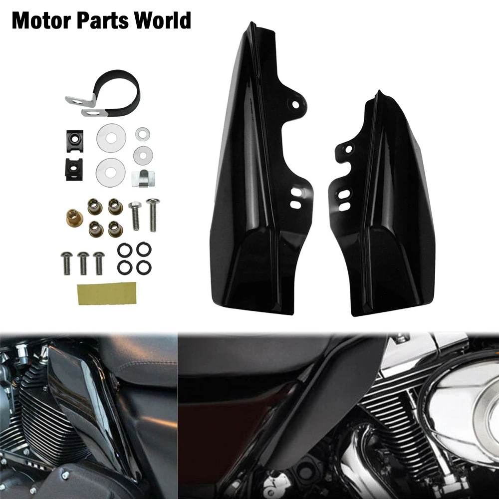 

Motorcycle Mid-Frame Air Deflector Under Seat Engine For Harley Touring Street Electra Glide Road King 2001-2008 FLHR FLHX FLTR