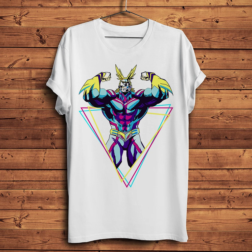 Toshinori Yagi,All Might,deku Izuku,funny MHA anime tshirt,Men Casual short sleeve T Shirt,Unisex otaku streetwear manga tee