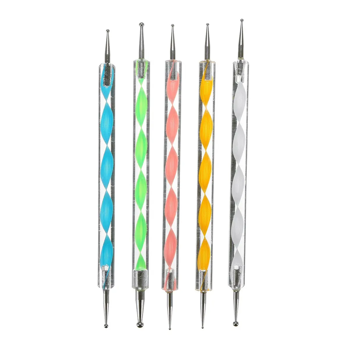 Conjunto de ferramentas para pintura de mandala, utensílio cosmético para pintura de pedras e de bolinhas