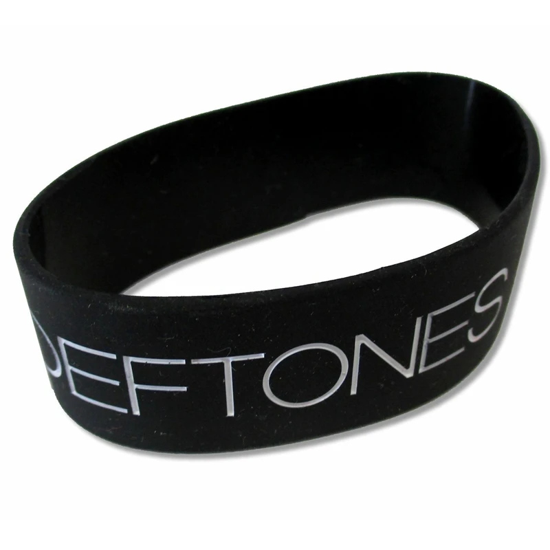 300pcs Deftones Koi No Yokan Black Wristbands Silicone Bracelets