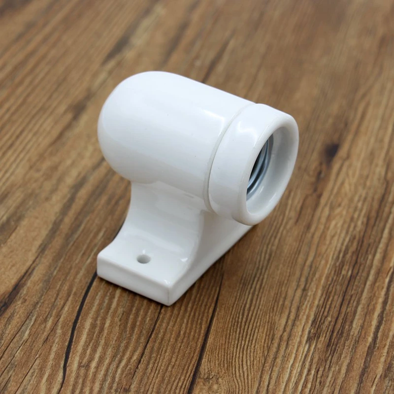 Imagem -03 - Portalamparas Cerâmica E27 Base de Suporte da Lâmpada para Luz de Mesa Douille Soquete Soquete Suporte da Lâmpada Homekit Vintage Pode Ser Fixo