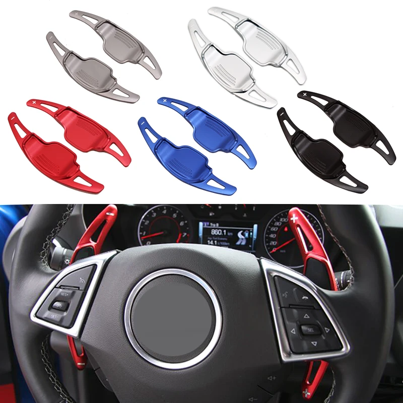 

Steering Wheel Shift Paddles Aluminum Alloy Paddles Car Decoration Accessories For Buick LaCrosse For Cadillac CT5 CT6 XT5