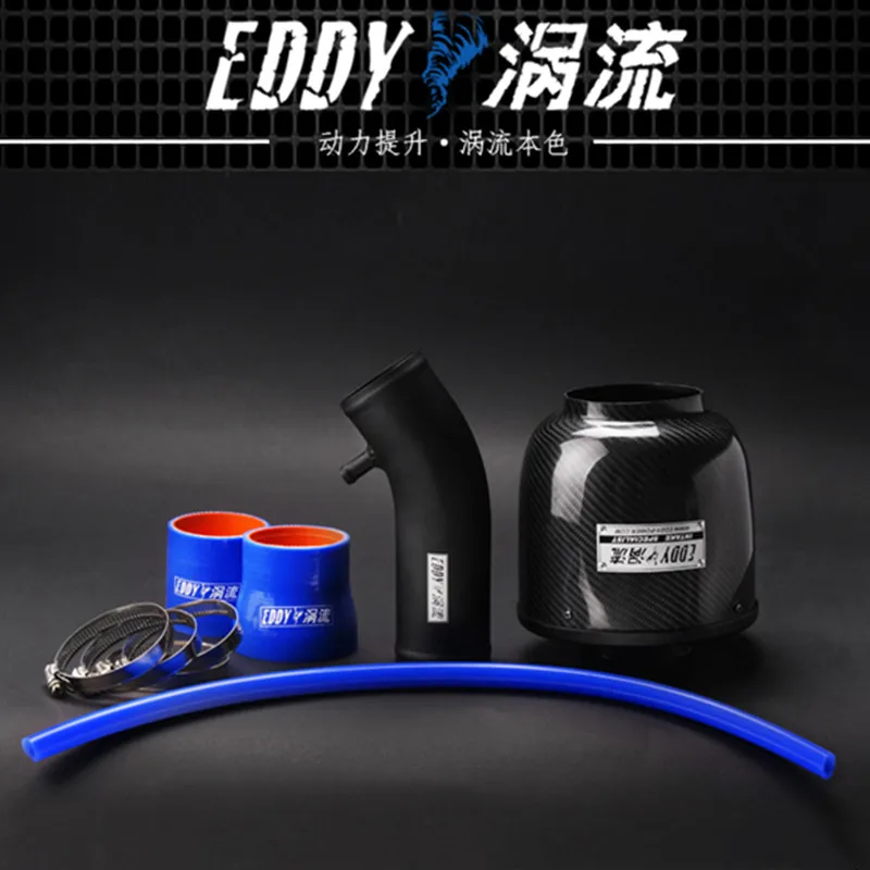 EDDY Intake System Air Intake Pipe & Carbon Fiber Air Filter for Chevrolet Epica 1.8 2011 / Epica 2.0 2008 Car Engine Parts