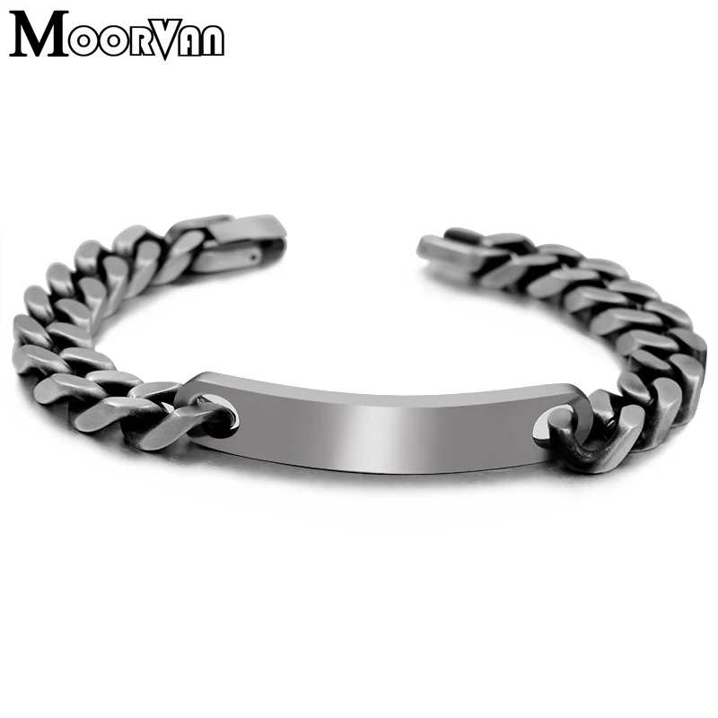 Present Jewelry Promotion Neo-Gothic Bracelet Punk Vintage Jewellery Retro,Custom ID,Stainless Steel Men Women Bracelet B411