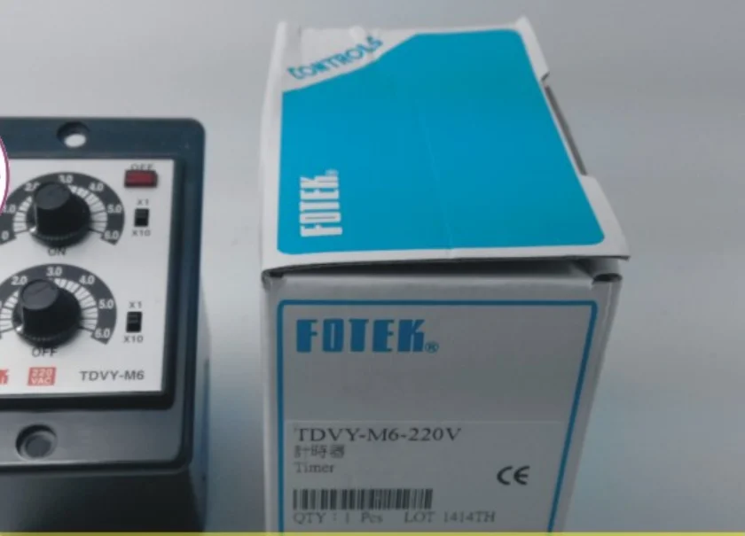 

Taiwan new original FOTEK Timer TDVN-M6-220V